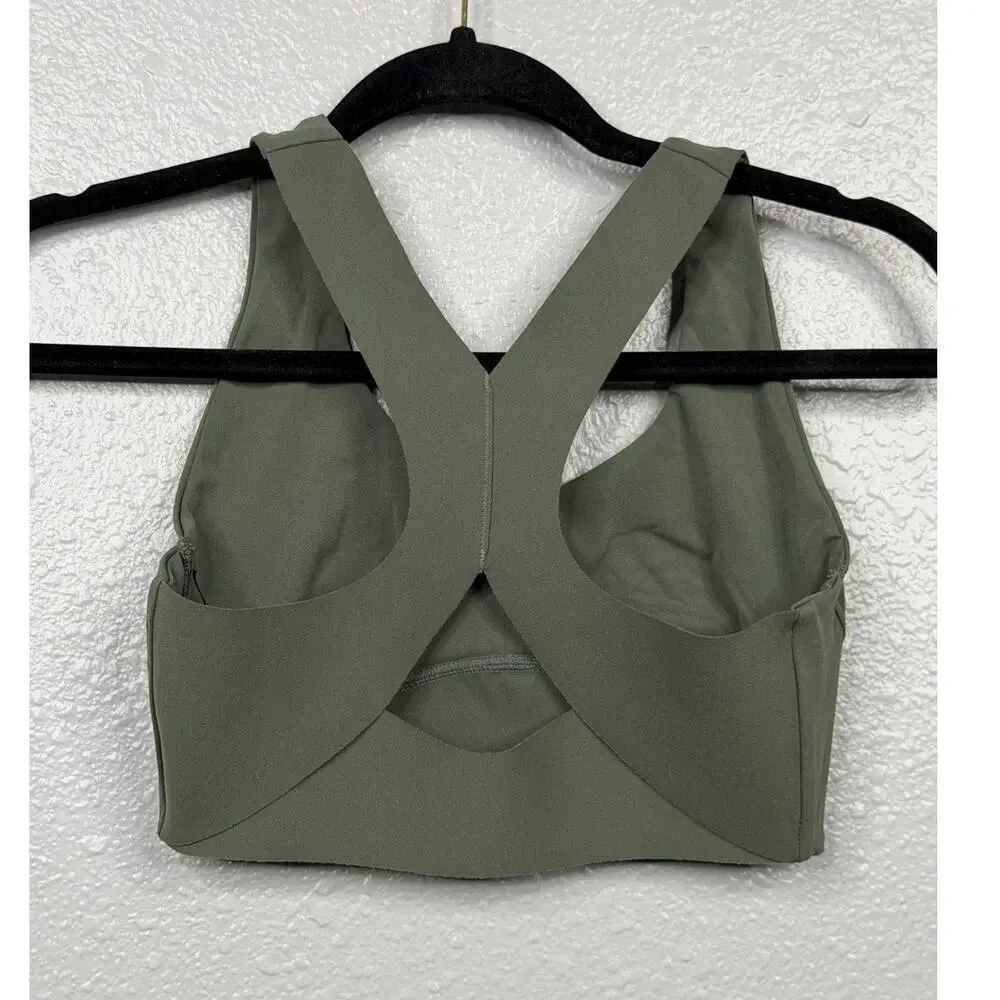 Oysho Women’s Mint Green Sport Bra / Size-Small